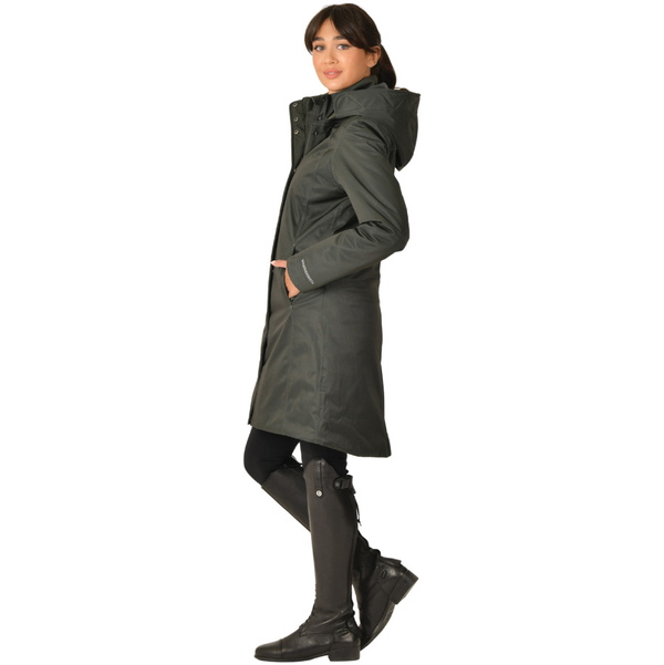 2025 Weatherbeeta Womens All Purpose Waterproof Longline Equestrian Jacket 1028432 - Midnight Green